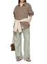 Figure View - Click To Enlarge - MON&PAU - Cropped Leather Pants