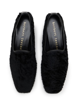 Detail View - Click To Enlarge - HERBERT LEVINE - Soft Touch 30 Shearling Pumps