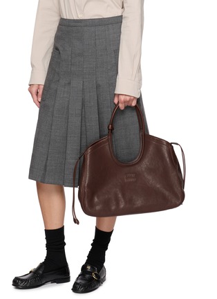 Figure View - Click To Enlarge - MIU MIU - Large Ivy Dumpling Leather Bag