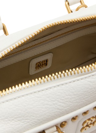 Detail View - Click To Enlarge - MIU MIU - Arcadie Studded Leather Shoulder Bag