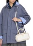 Front View - Click To Enlarge - MIU MIU - Arcadie Studded Leather Shoulder Bag