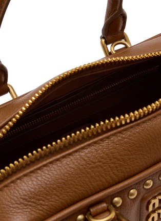 Detail View - Click To Enlarge - MIU MIU - Arcadie Studded Leather Bag