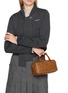Figure View - Click To Enlarge - MIU MIU - Arcadie Studded Leather Bag
