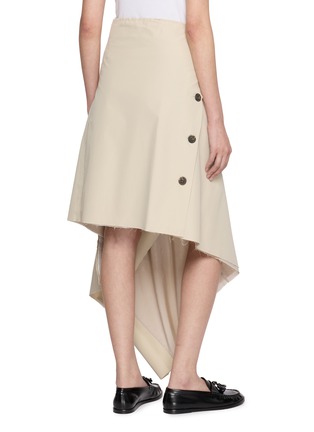 Back View - Click To Enlarge - SONIA CARRASCO - Asymmetric Cropped Trench Skirt