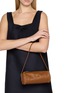 Figure View - Click To Enlarge - MIU MIU - Studded Leather Pouch Bag