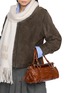 Figure View - Click To Enlarge - MIU MIU - Small Leather Bowling Bag