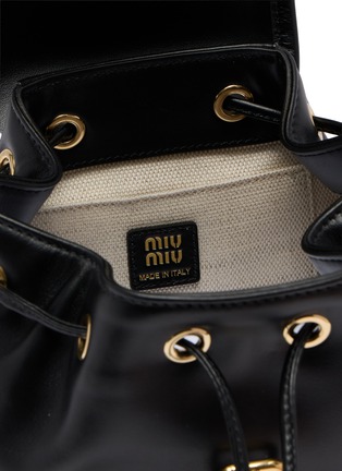 Detail View - Click To Enlarge - MIU MIU - Small Leather Backpack