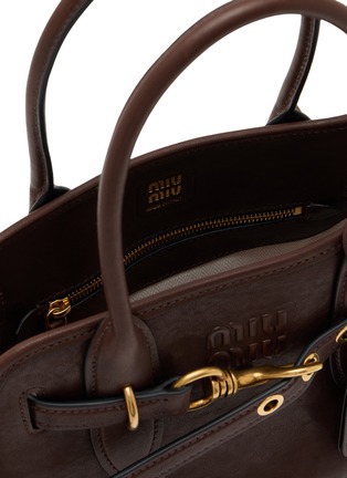 Detail View - Click To Enlarge - MIU MIU - Small Aventure Leather Tote