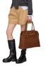 Figure View - Click To Enlarge - MIU MIU - Medium Adventure Leather Tote Bag