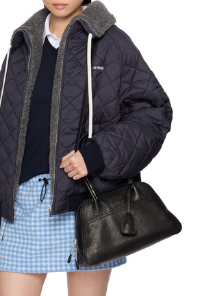 Figure View - Click To Enlarge - MIU MIU - Medium Vivant Leather Shoulder Bag