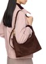 Figure View - Click To Enlarge - MIU MIU - Suede Hobo Bag