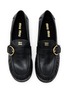 Detail View - Click To Enlarge - MIU MIU - Grained Leather Mocassini Loafers