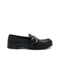 MIU MIU Grained Leather Mocassini Loafers