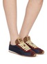 Figure View - Click To Enlarge - MIU MIU - Plume Women's Sneakers
