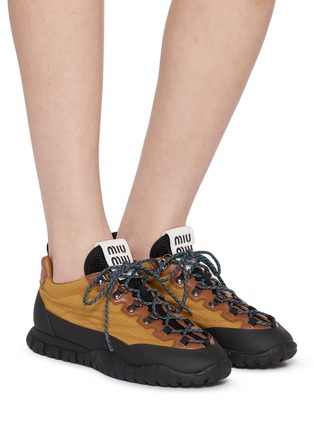 Figure View - Click To Enlarge - MIU MIU - Tyre Women's Sneakers