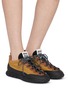 Figure View - Click To Enlarge - MIU MIU - Tyre Women's Sneakers