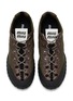 Detail View - Click To Enlarge - MIU MIU - Nylon Ripstop Alpine Laces Women's Sneakers