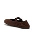 Detail View - Click To Enlarge - MIU MIU - Ruches suede ballerinas