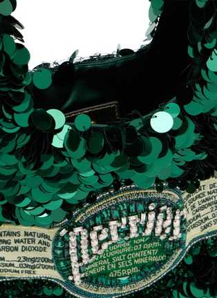 Detail View - Click To Enlarge - ANYA HINDMARCH - Perrier Sequin Mini Tote Bag