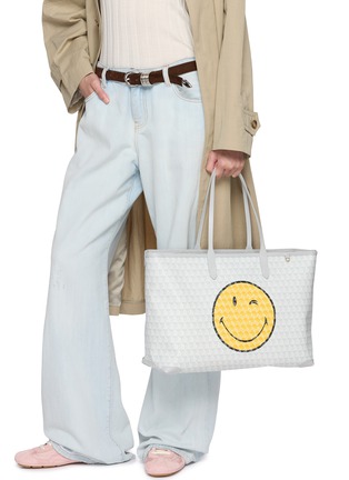Figure View - Click To Enlarge - ANYA HINDMARCH - I Am A Plastic Bag Wink Tote Bag