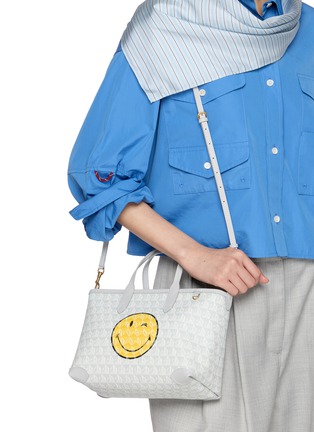 Front View - Click To Enlarge - ANYA HINDMARCH - I Am A Plastic Bag Wink Crossbody Bag