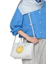 Front View - Click To Enlarge - ANYA HINDMARCH - I Am A Plastic Bag Wink Crossbody Bag