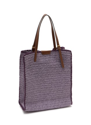 Detail View - Click To Enlarge - ANYA HINDMARCH - N/S Paper Raffia Wink Tote Bag