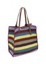 Detail View - Click To Enlarge - ANYA HINDMARCH - Pez N/S Raffia Tote Bag
