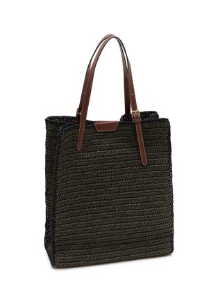 Detail View - Click To Enlarge - ANYA HINDMARCH - Filippo Berio N/S Raffia Tote Bag