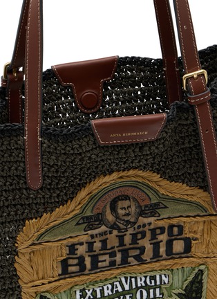 Detail View - Click To Enlarge - ANYA HINDMARCH - Filippo Berio N/S Raffia Tote Bag