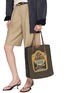 Figure View - Click To Enlarge - ANYA HINDMARCH - Filippo Berio N/S Raffia Tote Bag