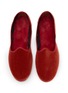 Detail View - Click To Enlarge - C.R.B. - Friulana Venetian Grosgrain Trim Velvet Flats