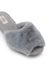 Detail View - Click To Enlarge - C.R.B. - Open-Toe Faux Fur Slippers 