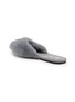  - C.R.B. - Open-Toe Faux Fur Slippers 