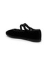  - C.R.B. - Grosgrain Trim Velvet Mary Jane Flats