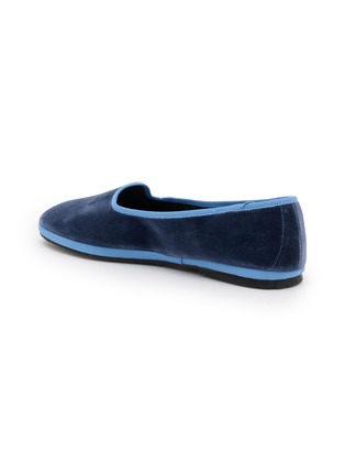  - C.R.B. - Friulana Venetian Grosgrain Trim Velvet Flats