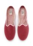 Detail View - Click To Enlarge - C.R.B. - Friulana Venetian Grosgrain Trim Velvet Flats