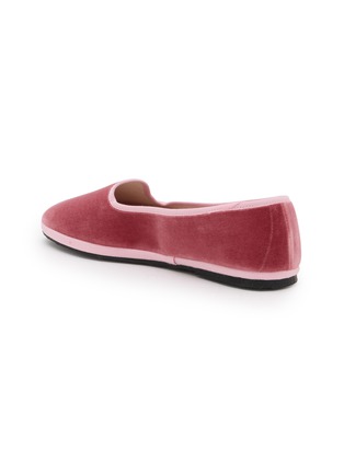  - C.R.B. - Friulana Venetian Grosgrain Trim Velvet Flats
