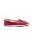 C.R.B. Friulana Venetian Grosgrain Trim Velvet Flats