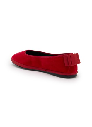  - C.R.B. - Grosgrain Trim Velvet Ballerina Flats