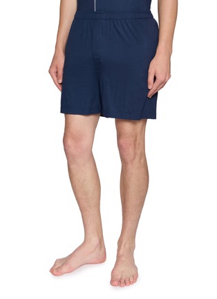 Detail View - Click To Enlarge - DEREK ROSE - Contrast Piping Pyjama Set