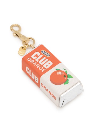 Detail View - Click To Enlarge - ANYA HINDMARCH - McVitie's Club Orange Leather Charm