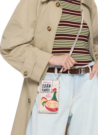 Figure View - Click To Enlarge - ANYA HINDMARCH - Kellogs Corn Flakes Leather Zip Card Case
