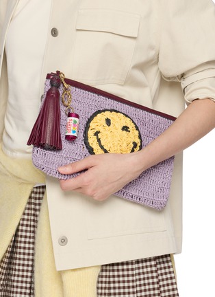 Figure View - Click To Enlarge - ANYA HINDMARCH - Love Hearts Leather Charm