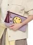 Figure View - Click To Enlarge - ANYA HINDMARCH - Love Hearts Leather Charm