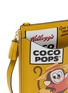 Detail View - Click To Enlarge - ANYA HINDMARCH - Coco Pops Leather Zip Phone Pouch