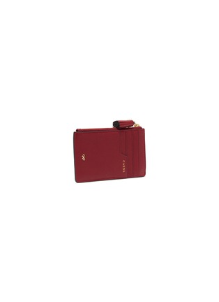 Figure View - Click To Enlarge - ANYA HINDMARCH - Pringles Leather Zip Card Case