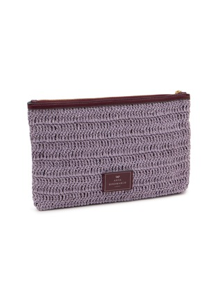 Detail View - Click To Enlarge - ANYA HINDMARCH - Wink Raffia Pochette