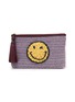 ANYA HINDMARCH Wink Raffia Pochette