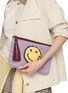 Figure View - Click To Enlarge - ANYA HINDMARCH - Wink Raffia Pochette